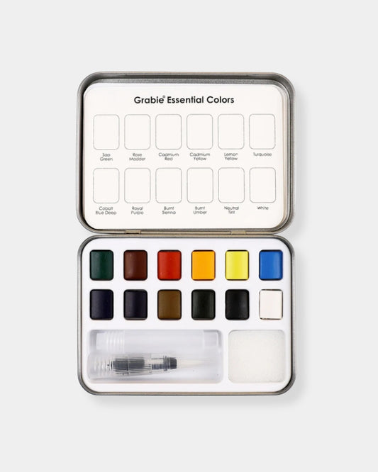 WATERRCOLOUR POCKET SET OF 12 - ESSENTIAL COLOURS