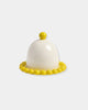 PERLE YELLOW - BUTTER DISH