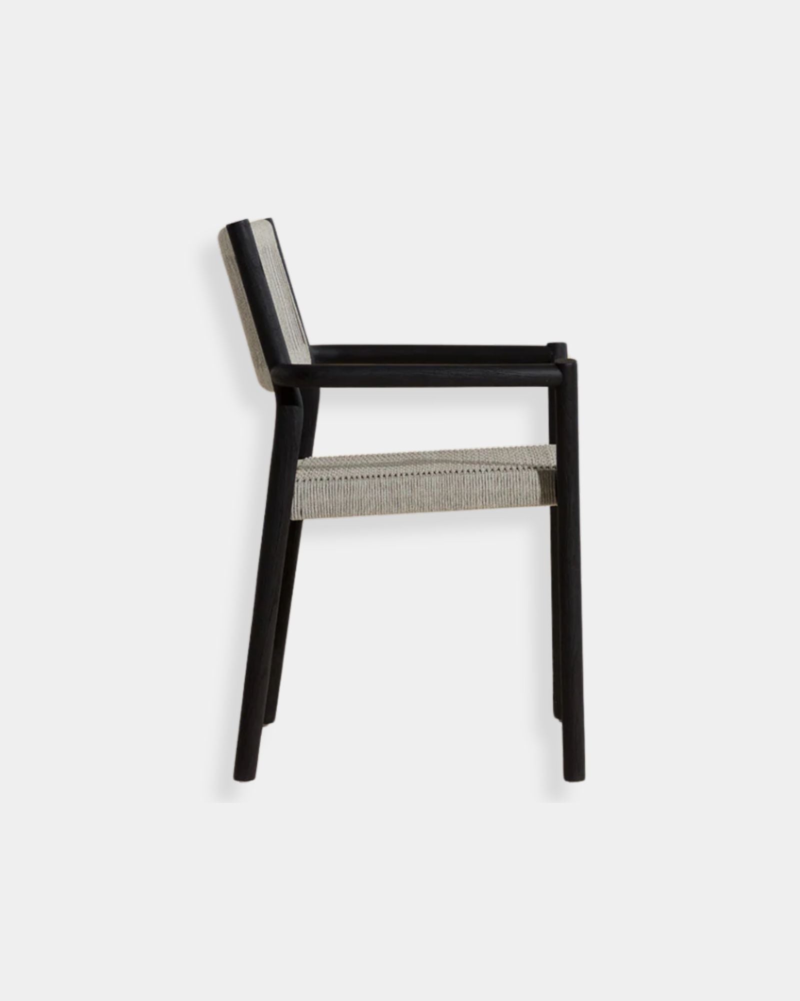 KAVALA STACKABLE DINING CHAIR - CHARCOAL