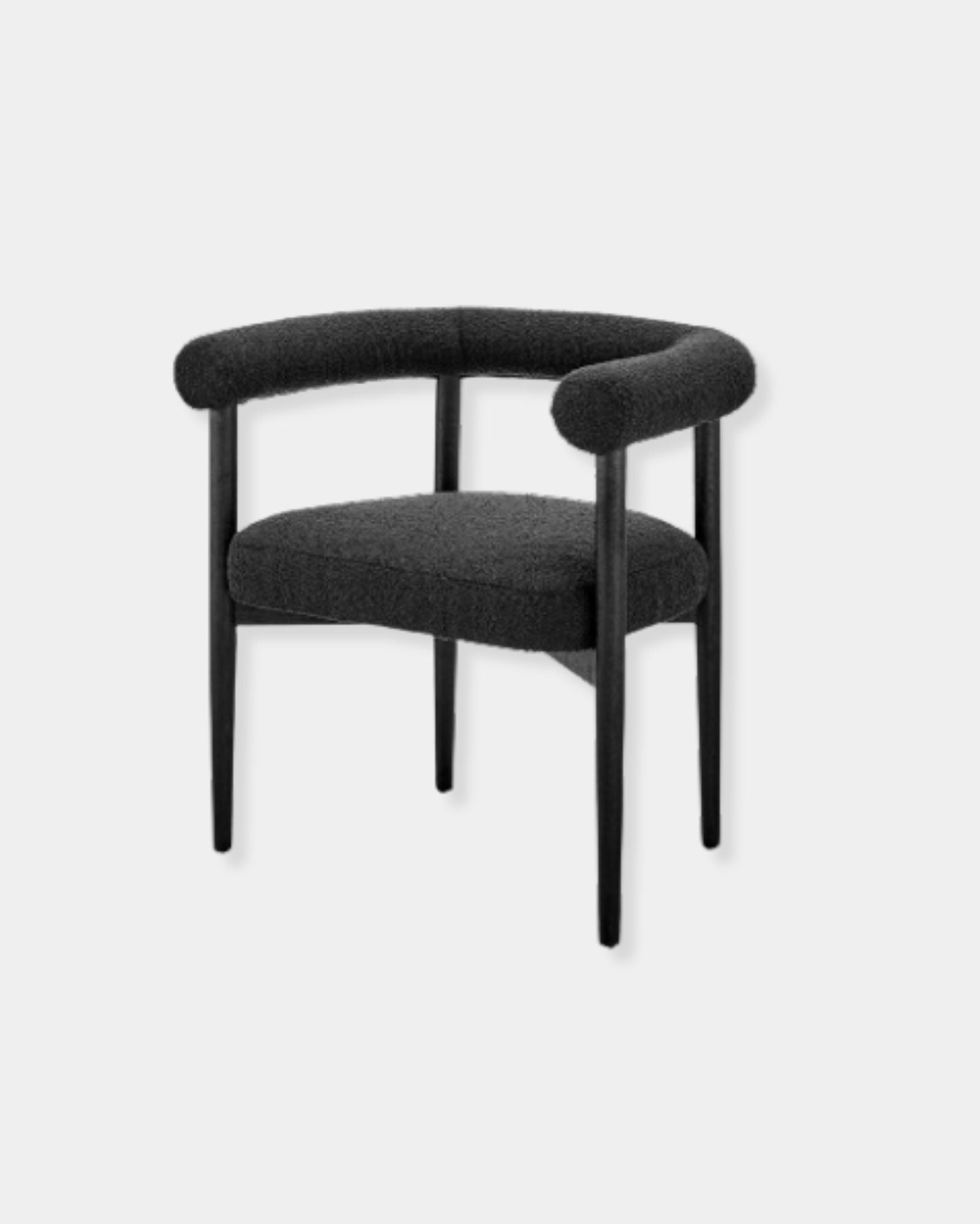 KEANU CHAIR - BOUCLE BLACK