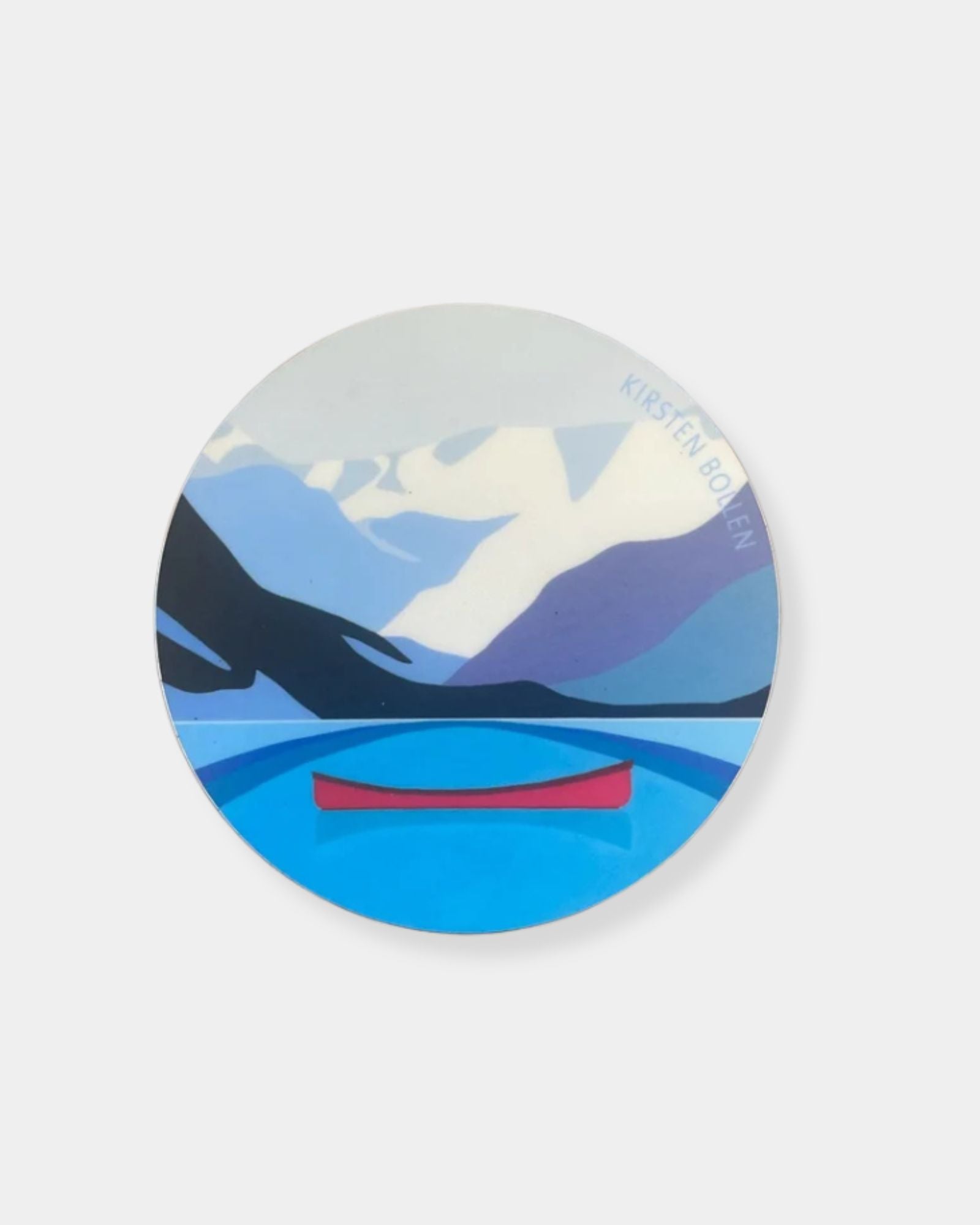 LAKE LOUISE CANOE - MAGNET