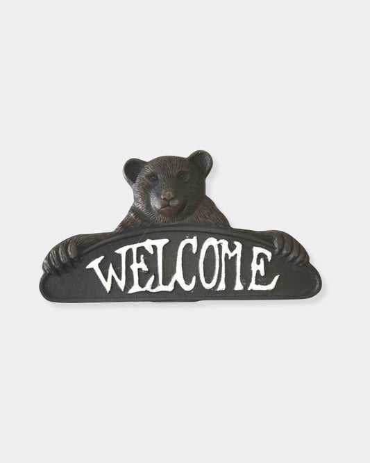 WELCOME BEAR SIGN