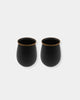 CHARCOAL ENAMEL TUMBLER SET