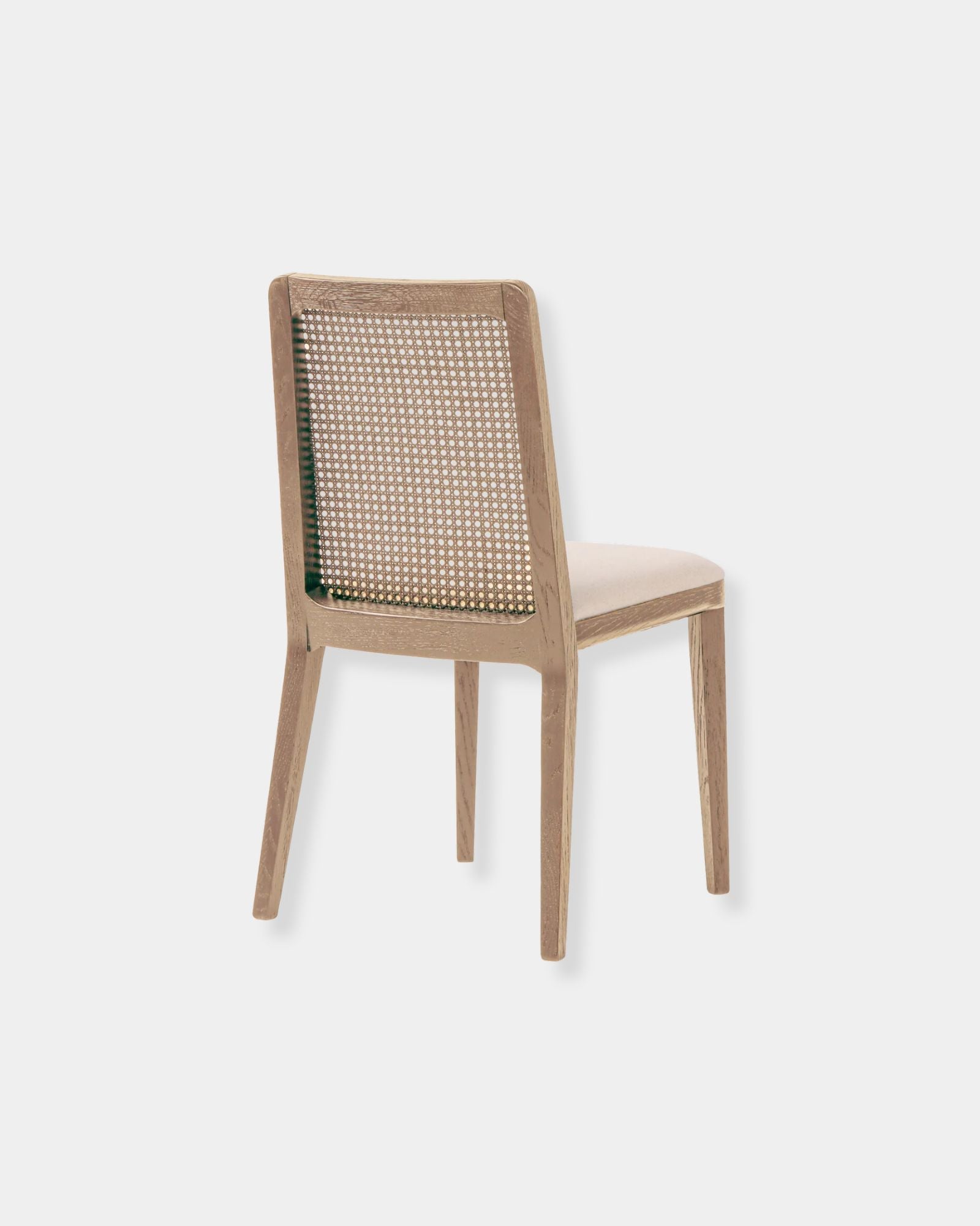 CANE CHAIR - OYSTER NATURAL