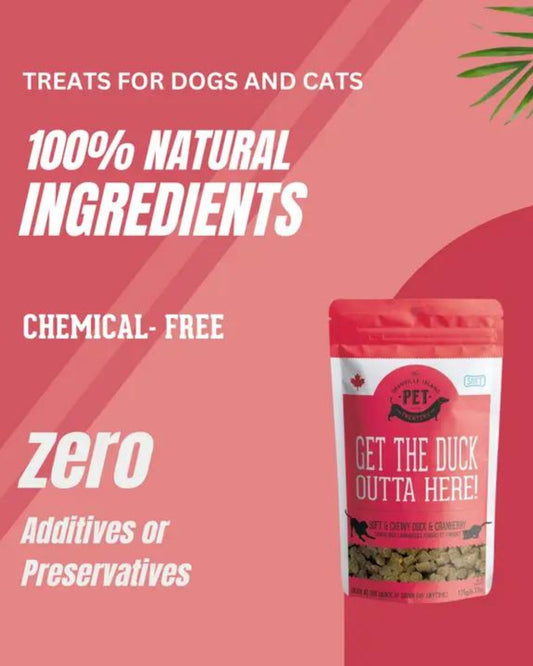 DUCK CAT & DOG TREATS 175g