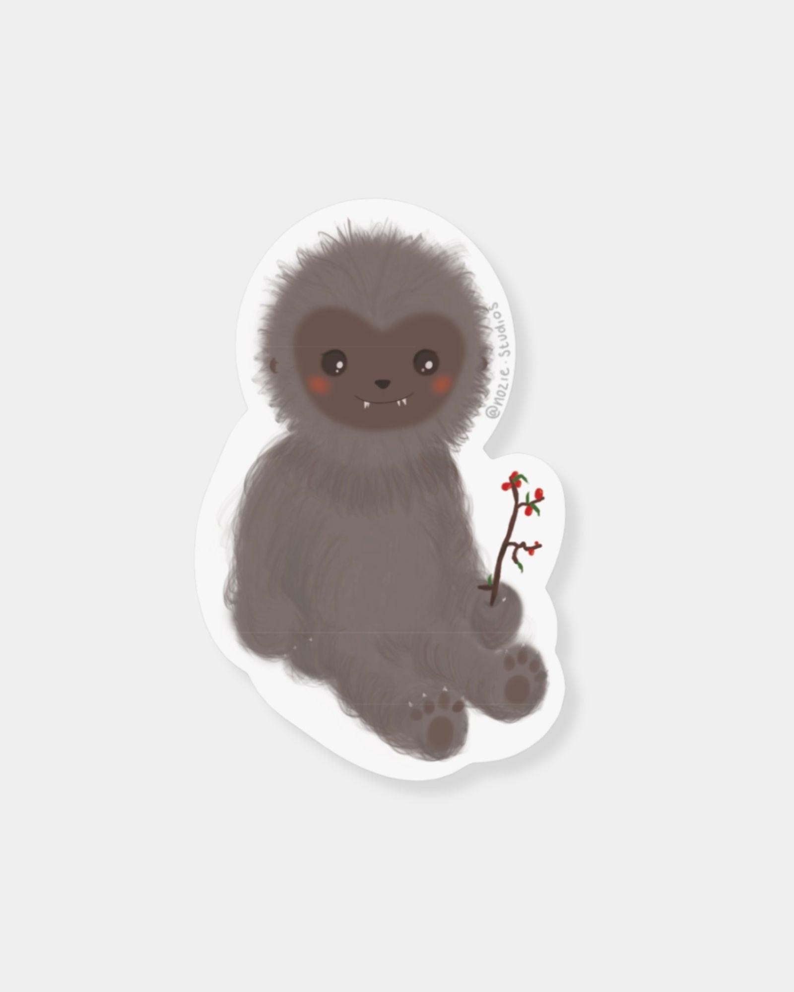 BABY SASQUATCH SITTING - STICKER