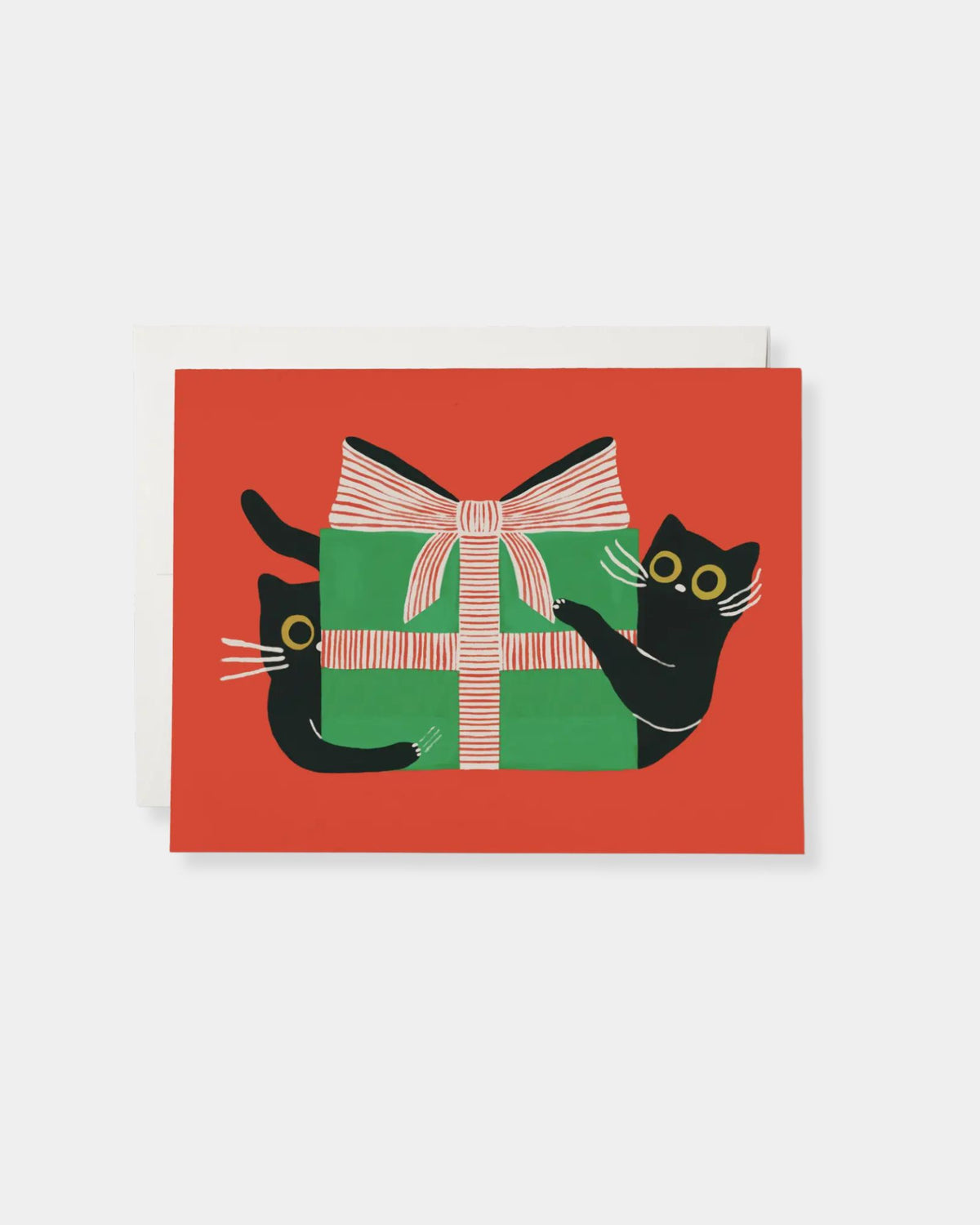 HOLIDAY BLACK CAT - CARD