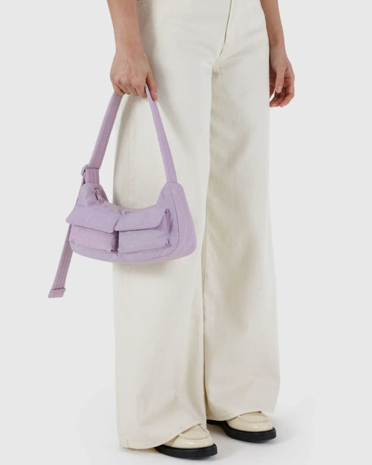 CARGO SHOULDER BAG - DUSTY PINK