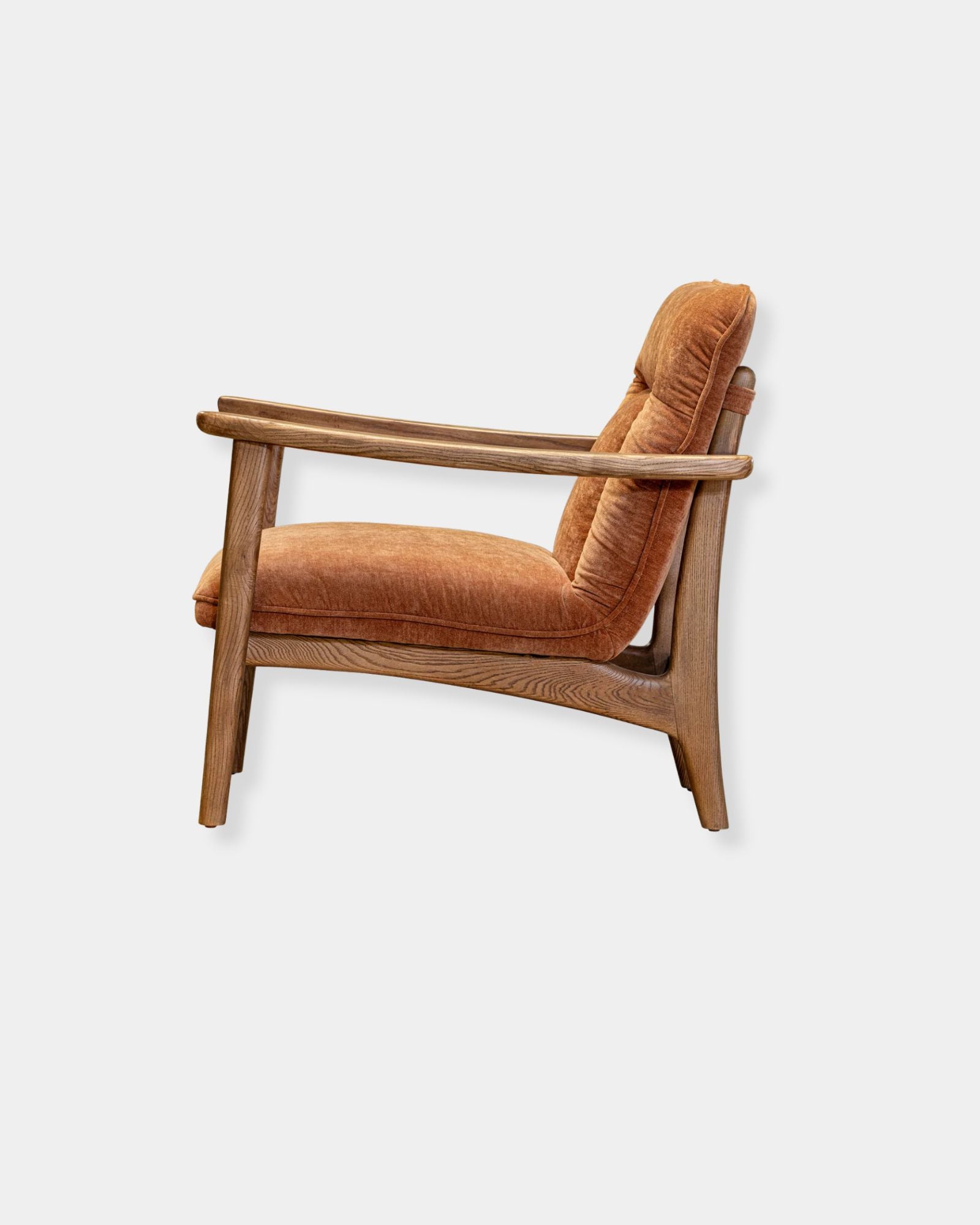HIGHLAND CLUB CHAIR - RUST