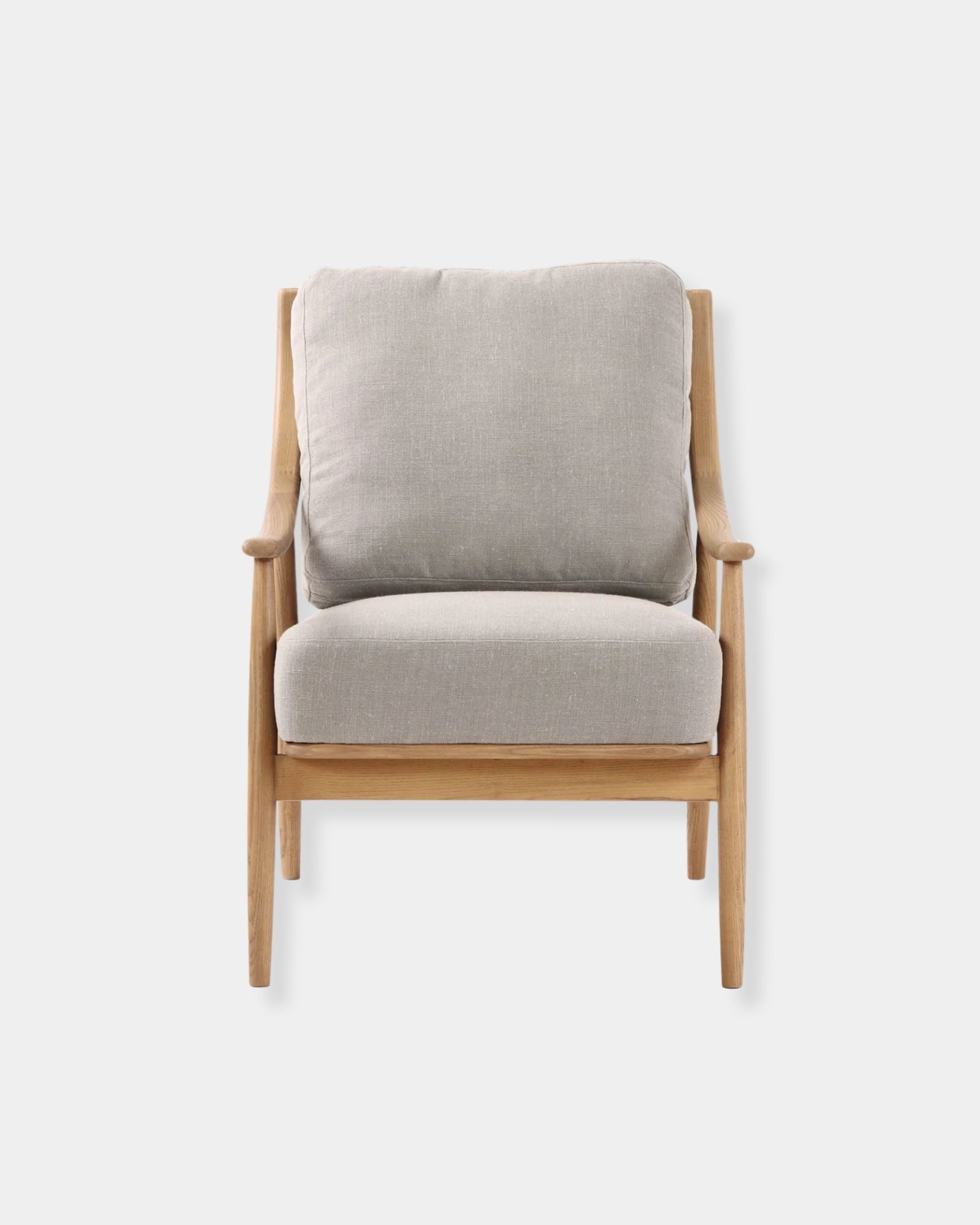 KINSLEY CLUB CHAIR - LIGHT LINEN