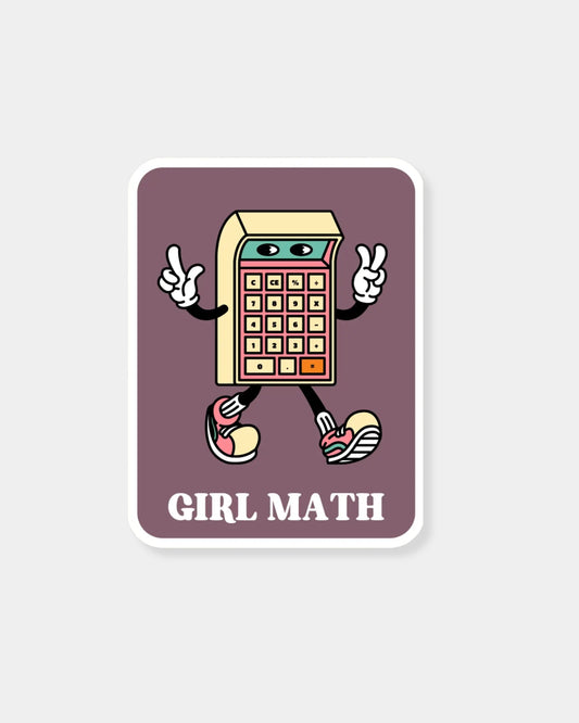 GIRL MATH - STICKER