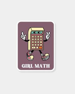 GIRL MATH - STICKER
