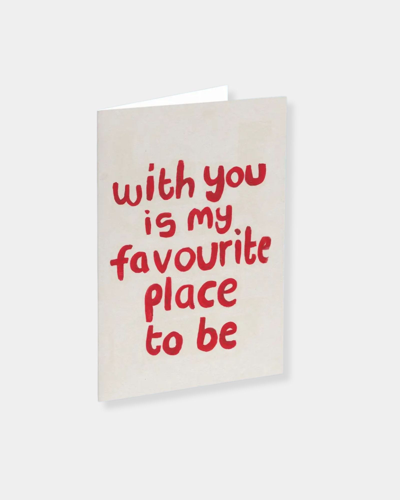 FAVOURITE PLACE - CARD