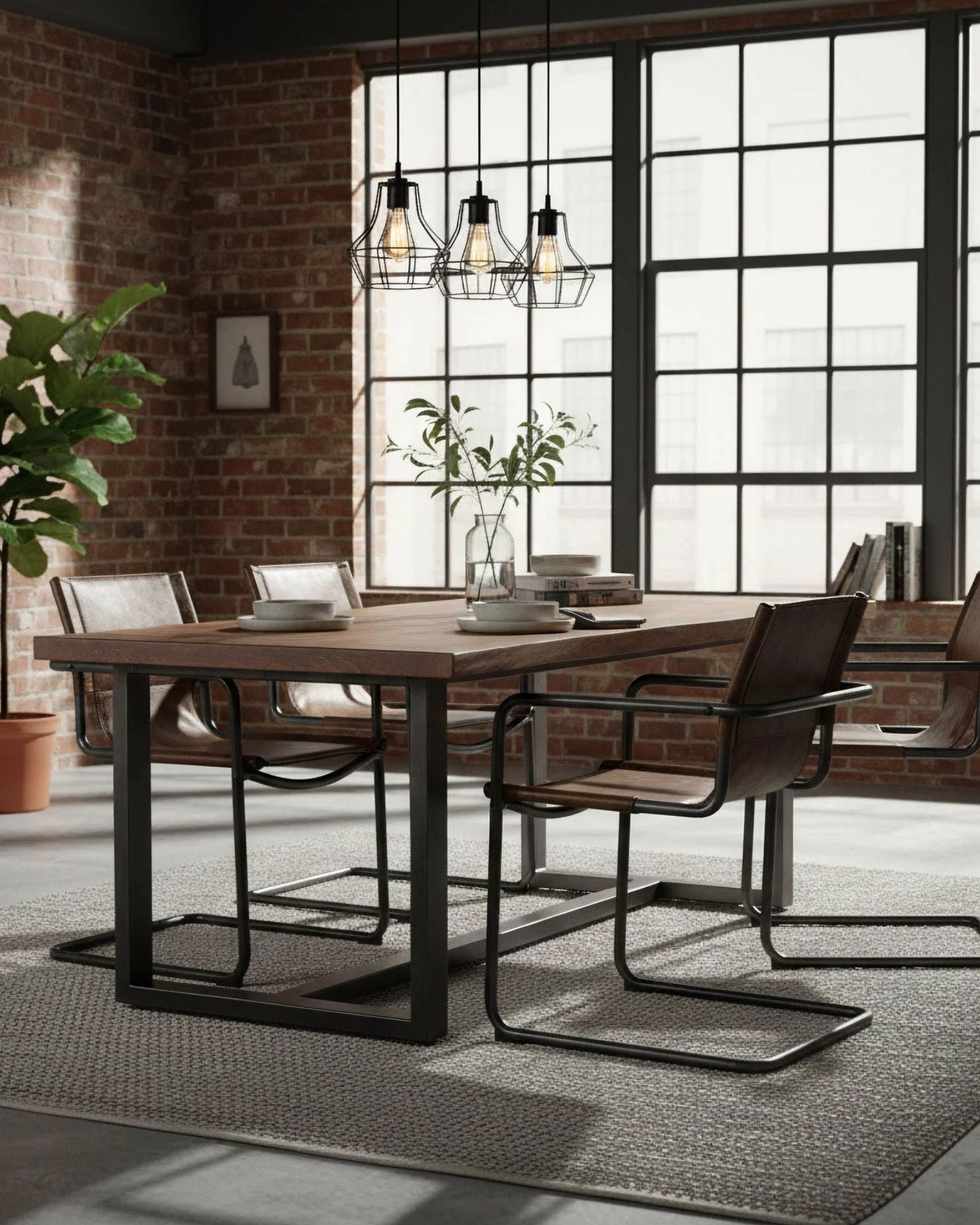 BILLY ARM CHAIR WHISKEY - SET OF 2