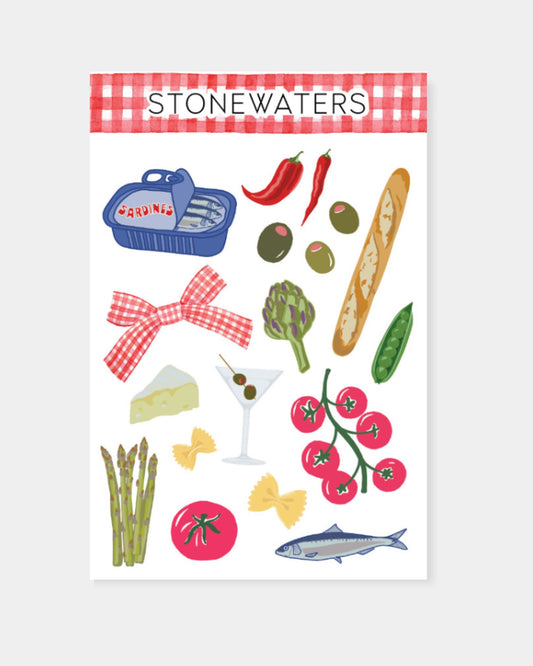 KITCHEN COLLECTION - STICKER SHEET