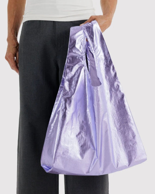STANDARD BAGGU - LAVENDER METALLIC