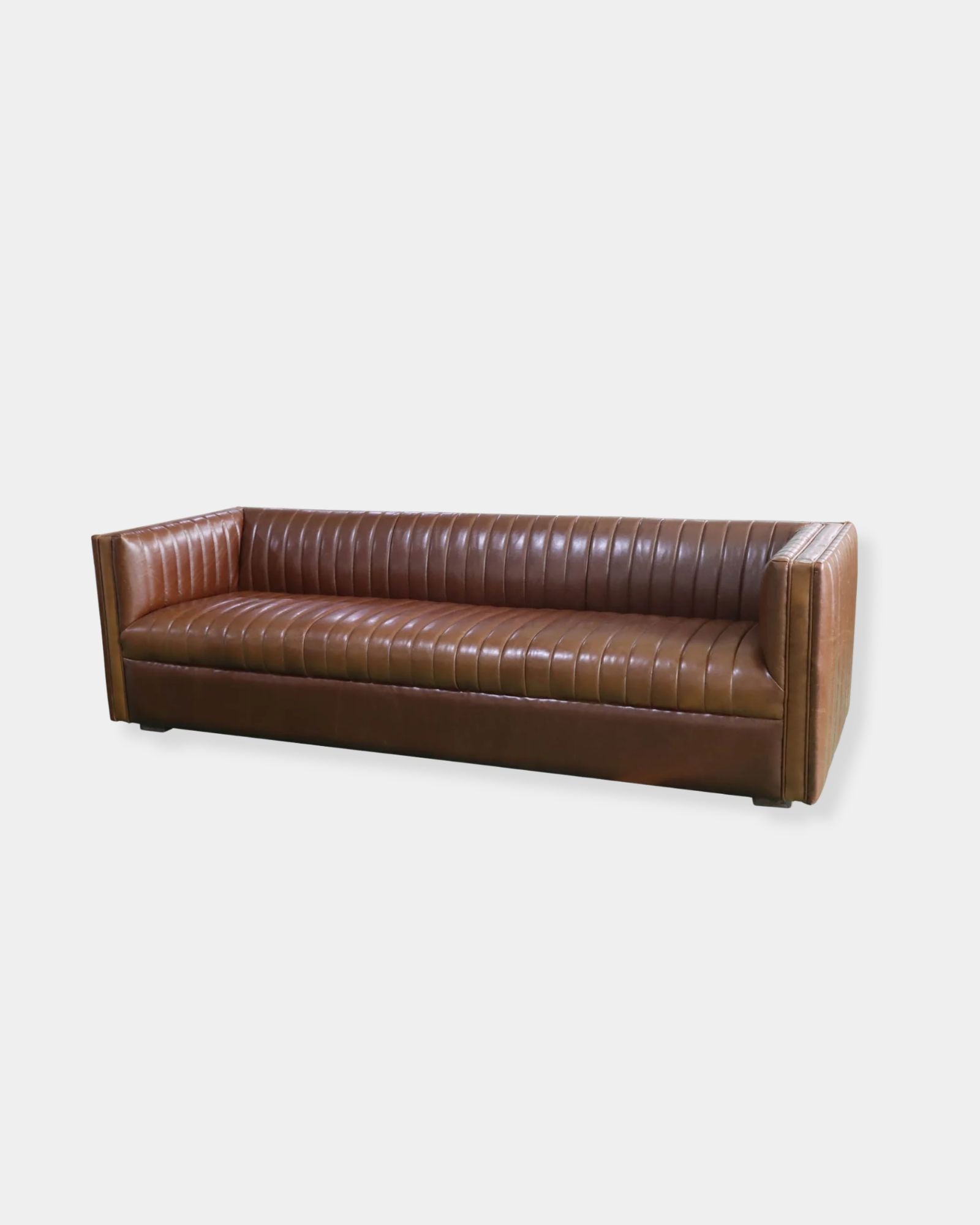 CHANNEL SOFA - CAMEL BROWN