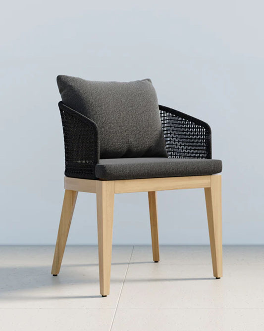 CAPRI DINING ARMCHAIR - NATURAL