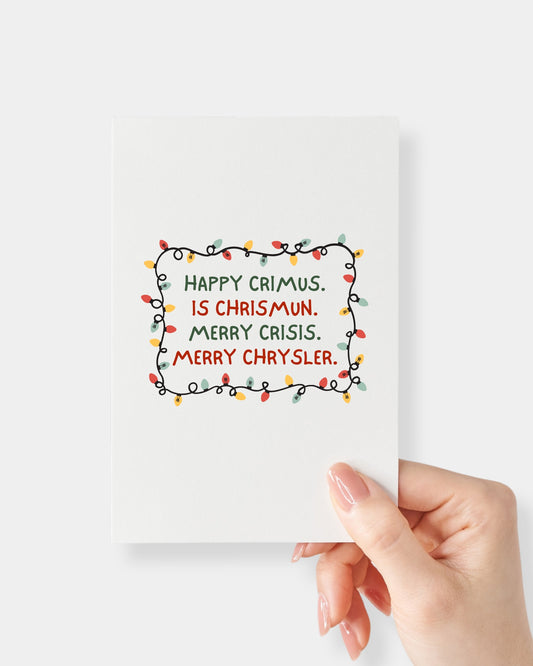 HAPPY CRIMUS - CARD