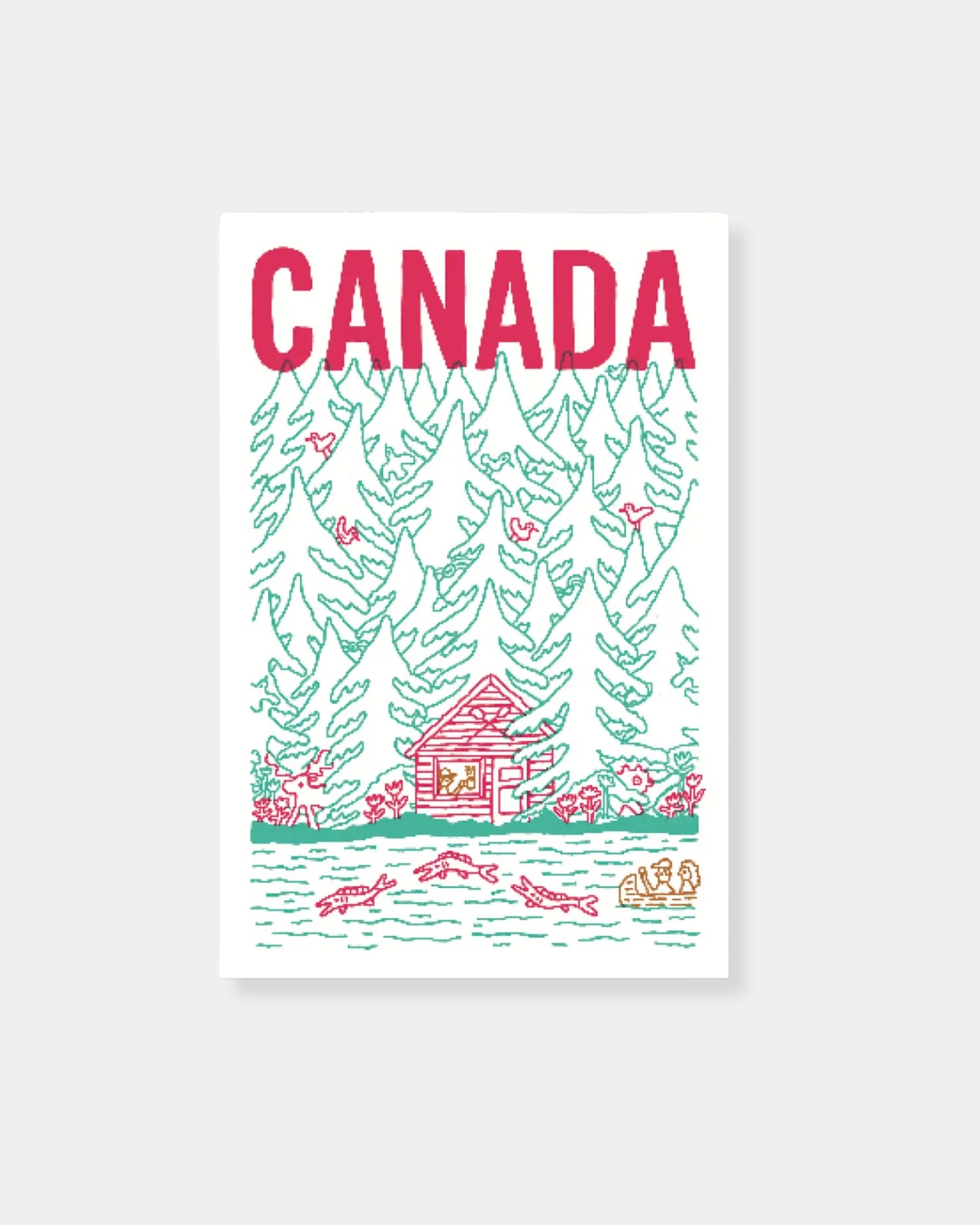 CABANE AU CANADA - POSTCARD