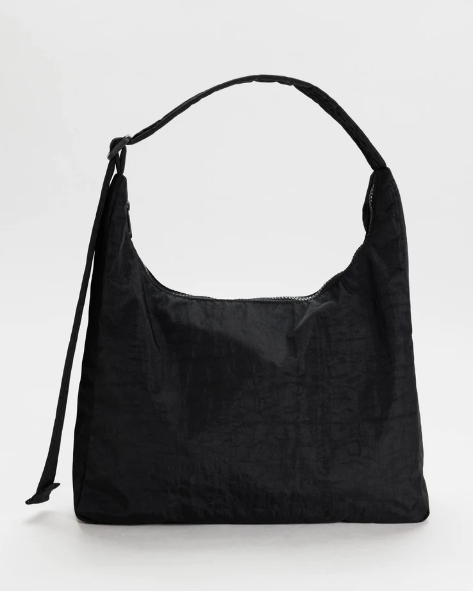 NYLON SHOULDER BAG - BLACK