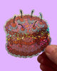 GLITTER CAKE - STICKER