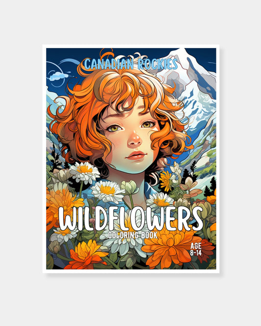 WILD FLOWERS COLOURING BOOK