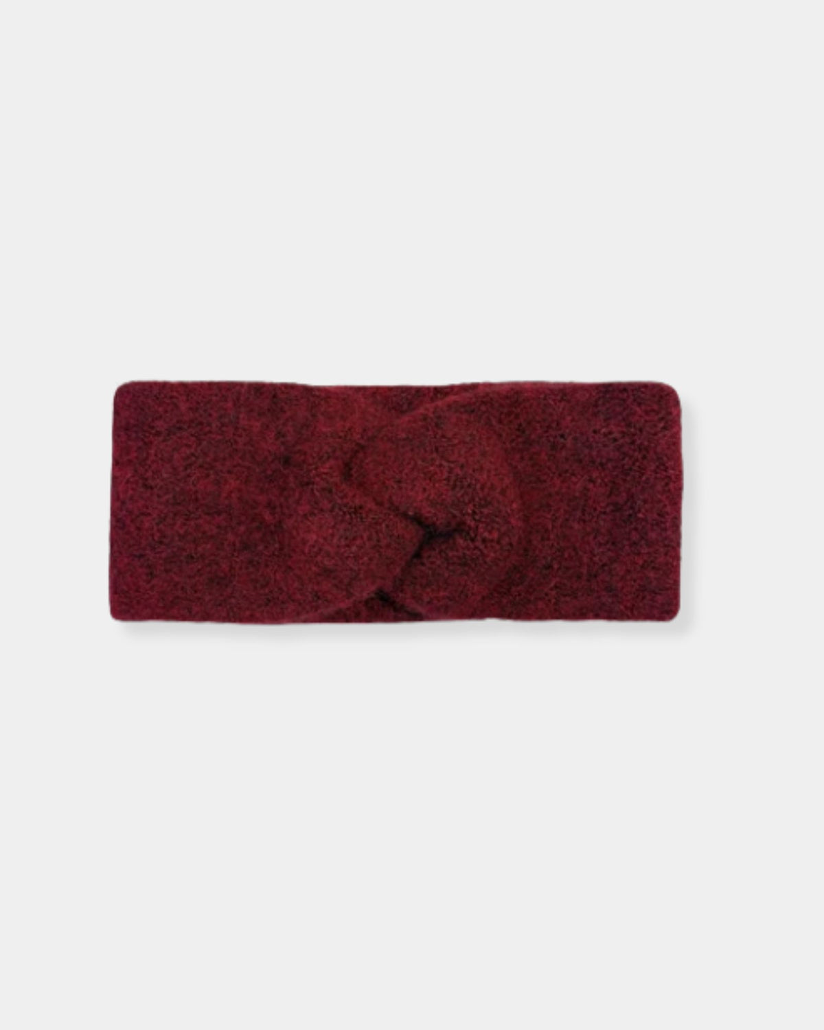 ALPACA TWISTED HEADBAND - WINE