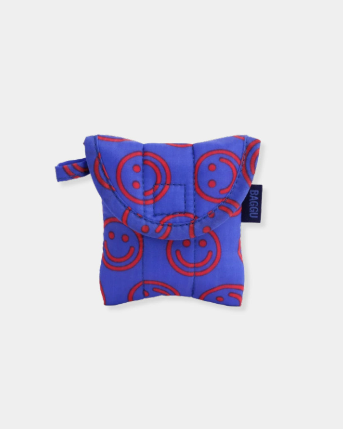 PUFFY EARBUDS CASE - MINI COBALT HAPPY