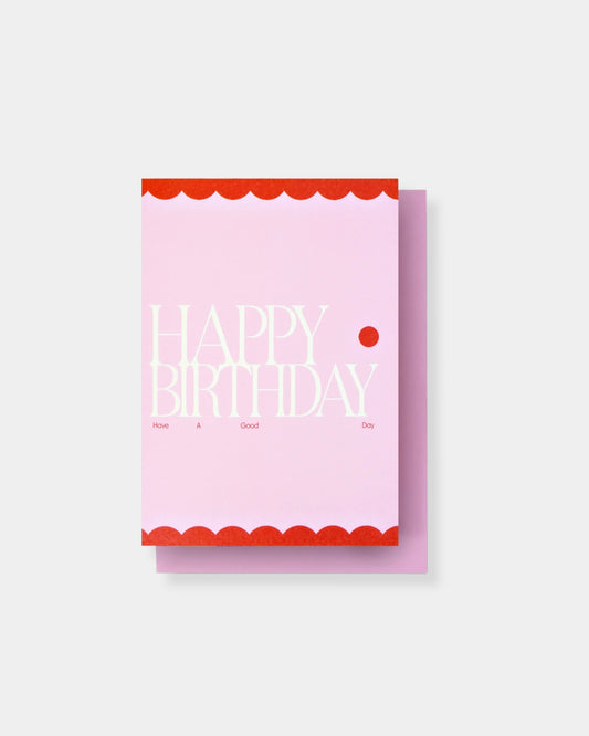 SCALLOP BIRTHDAY - CARD