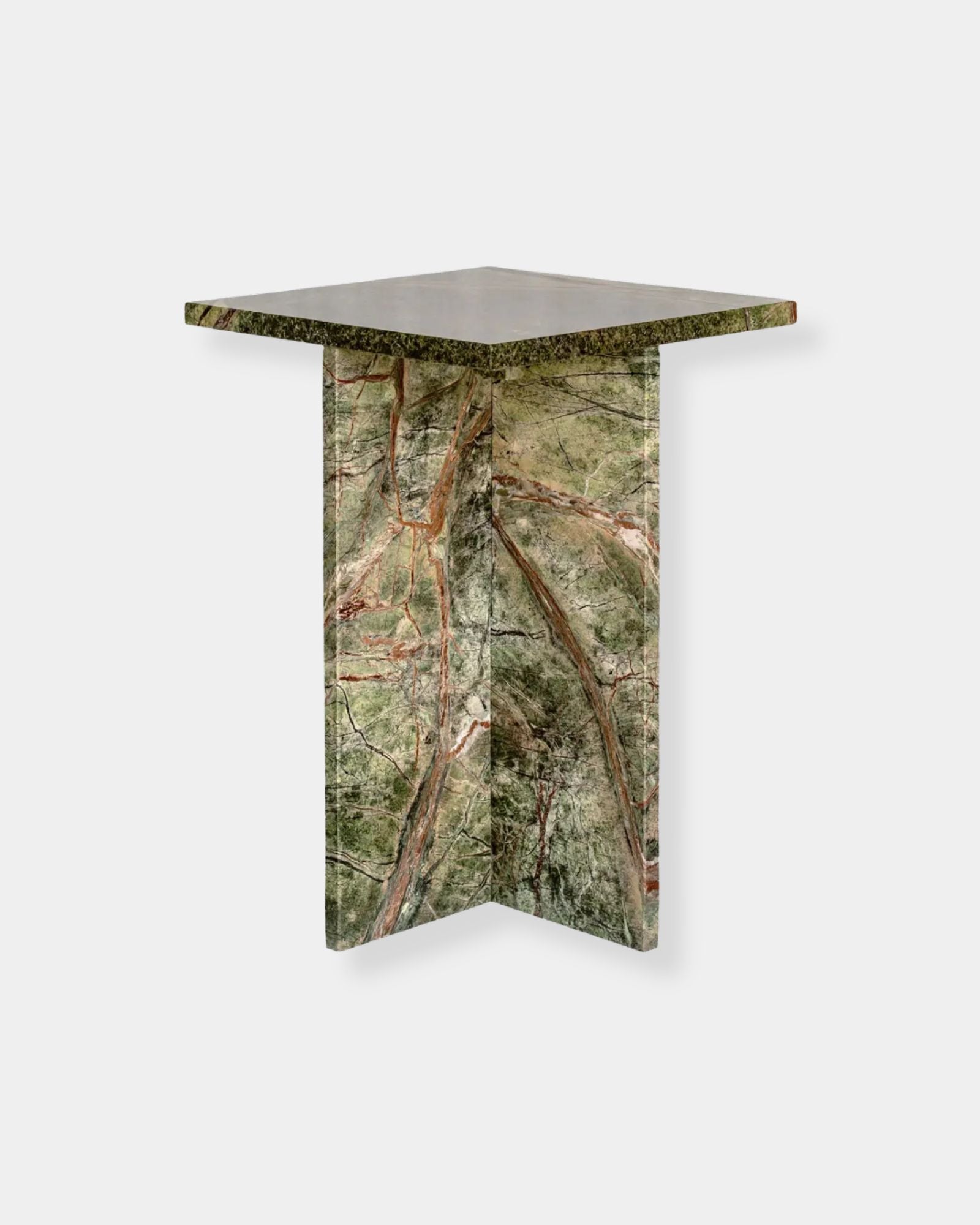 BLAIR ACCENT TABLE - RAINFOREST GREEN MARBLE