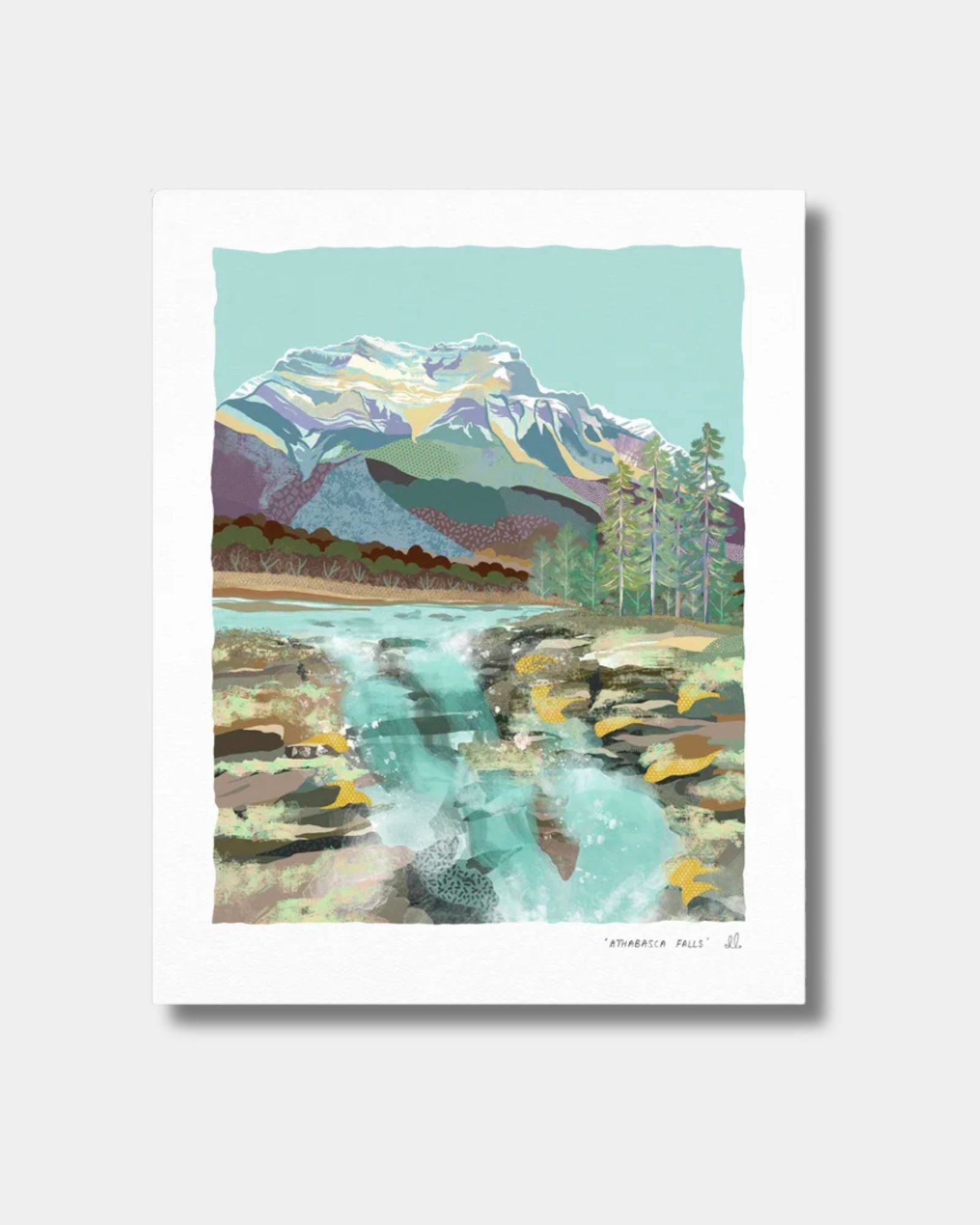 ATHABASCA FALLS 8X10 - PRINT