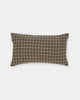 HOUNDSTOOTH 21 X 12 PILLOW - BROWN