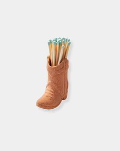COWBOY BOOT MATCH HOLDER - TERRACOTTA