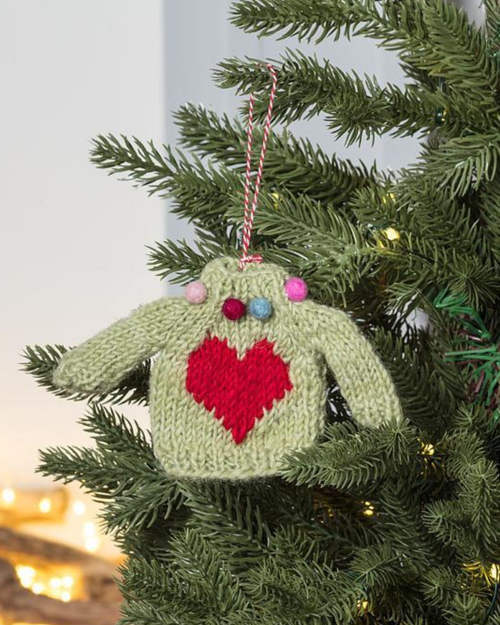 HEART SWEATER ORNAMENT