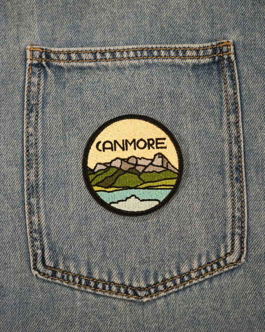 ORANGE CANMORE - IRON ON PATCH