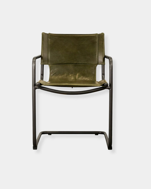 BILLY ARM DINING CHAIR - MATCHA