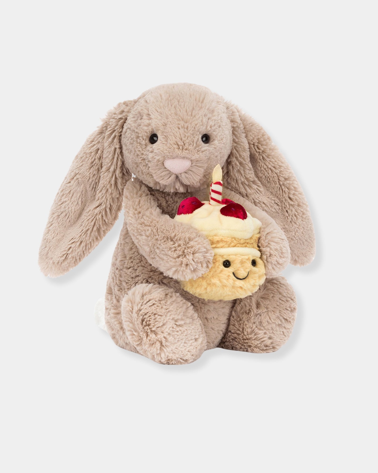 BASHFUL BIRTHDAY BEIGE BUNNY