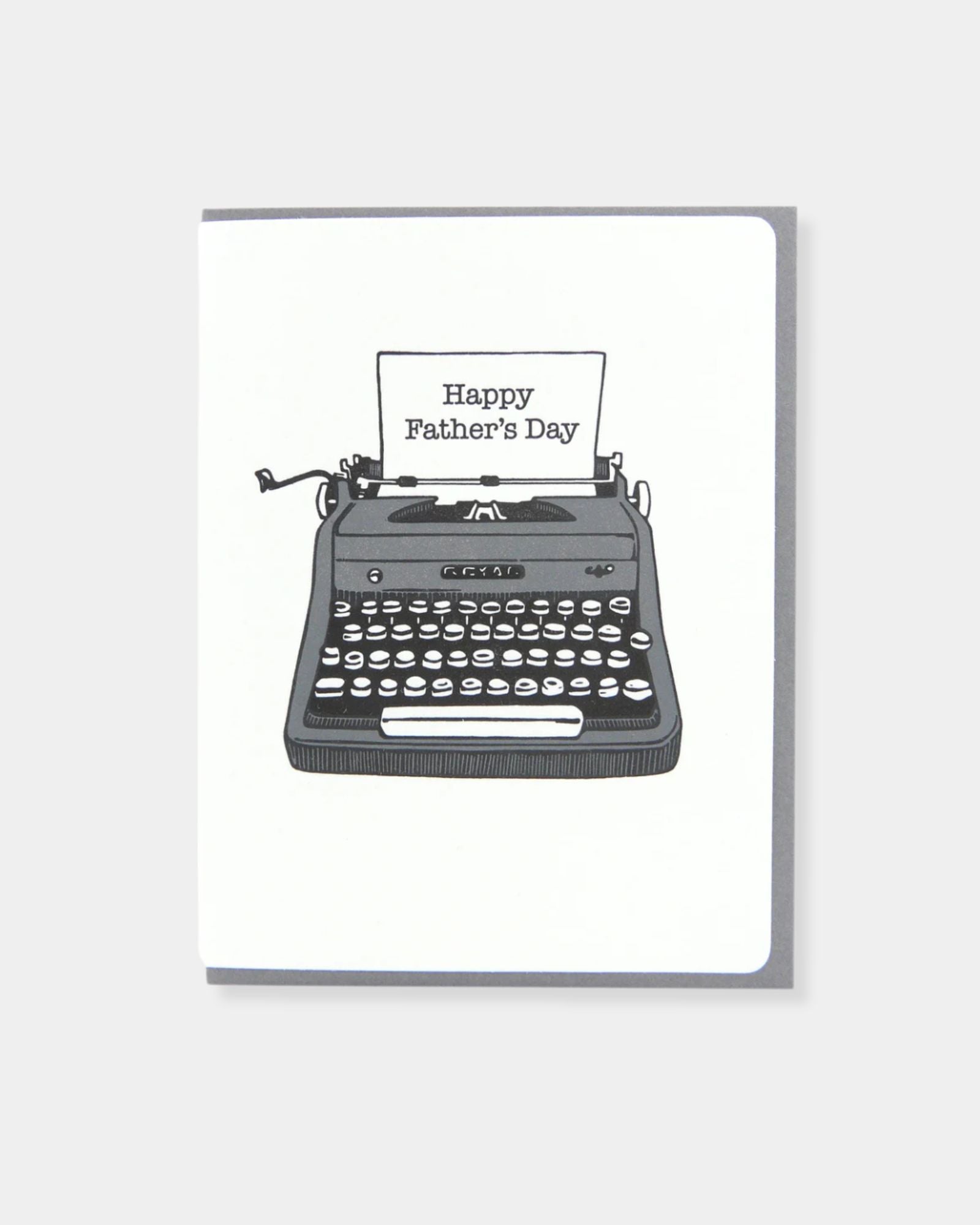 FATHER'S DAY TYPEWRITER - CARD