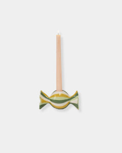 GREEN BONBON CANDLEHOLDER