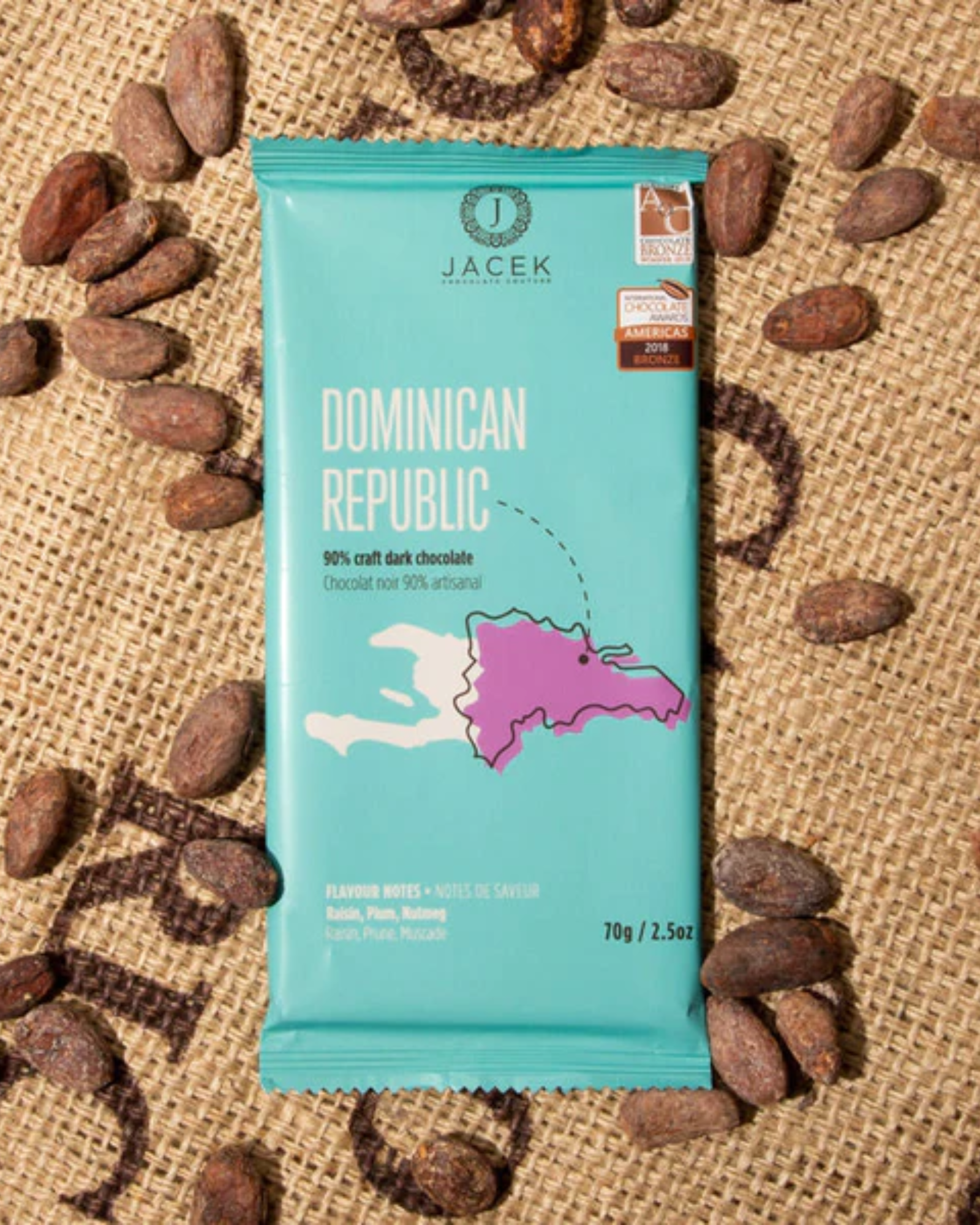 DOMINICAN REPUBLIC 90% BAR - 70G