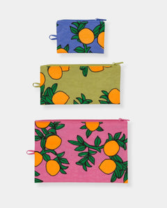 FLAT POUCH - ORANGE TREES