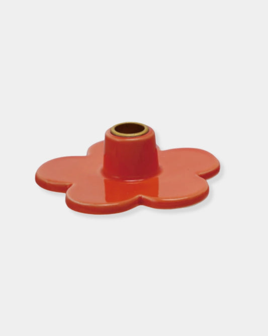 ORANGE FLOWER - CANDLE HOLDER