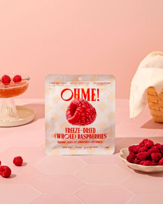 FREEZE DRIED WHOLE RASPBERRIES