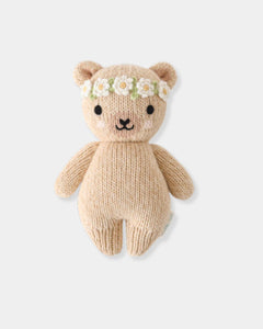 BABY HONEY BEAR - HAND KNIT DOLL