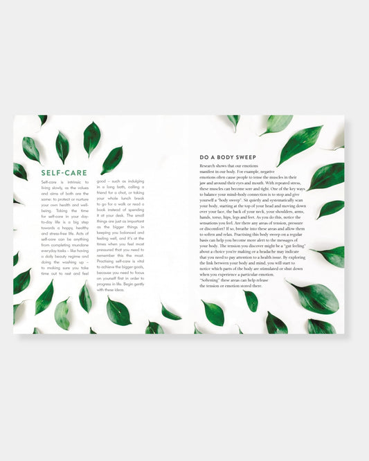 THE ART OF SLOWING DOWN - BOOK