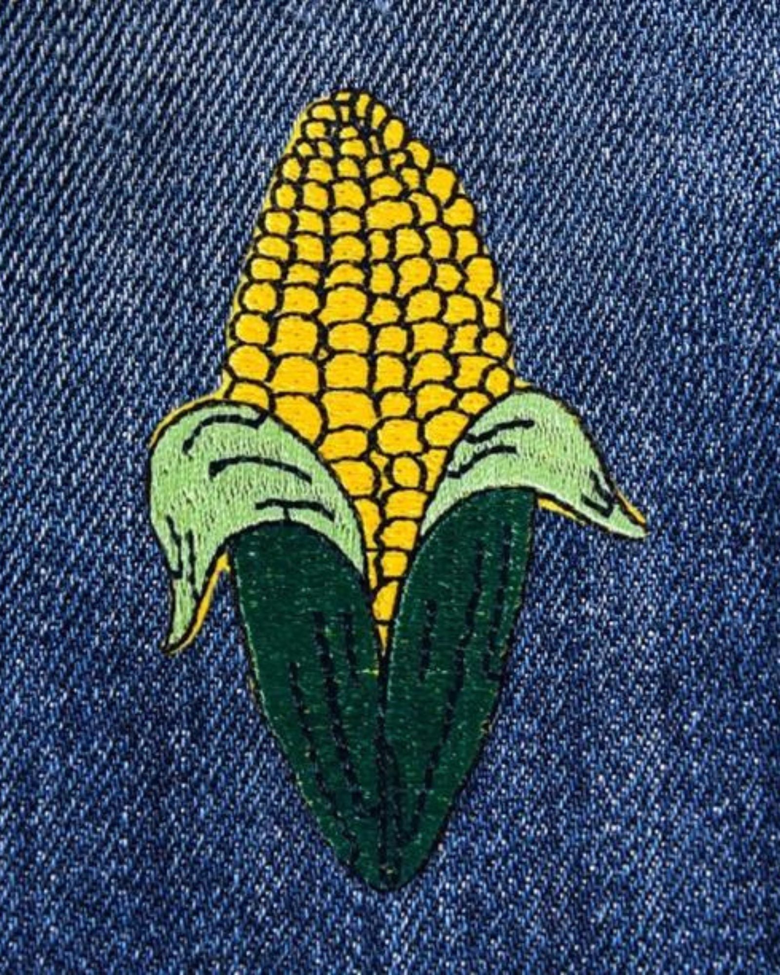 CORN IRON ON PATCH