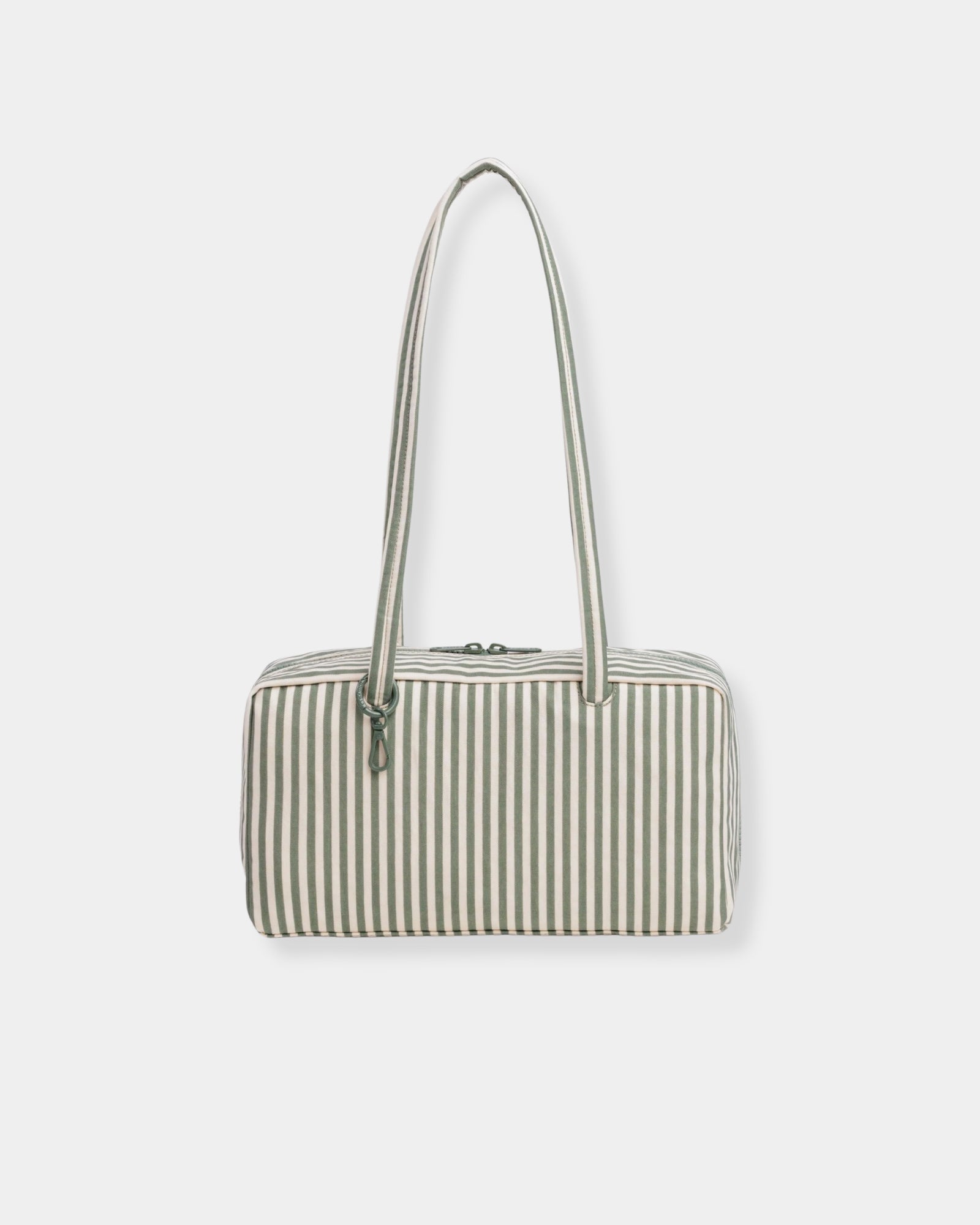 NYLON BOWLER BAG - SAGE STRIPE