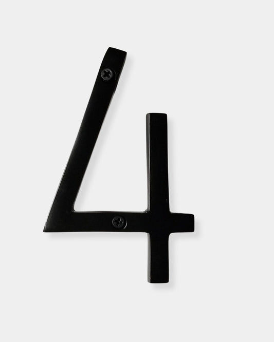 "4" ALUMINUM NUMBER | Stonewaters