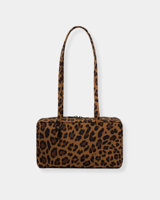NYLON BOWLER BAG - LEOPARD
